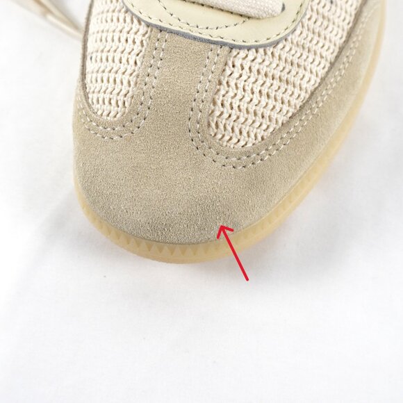 Adidas Samba OG Sneakers In Cream White/Cardboard/Sand (JI3185) - Men's Size 8 - Picture 11 of 12